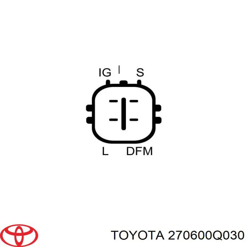 Alternador del motor Toyota 270600Q030 precio, desde 211,77 EUR
