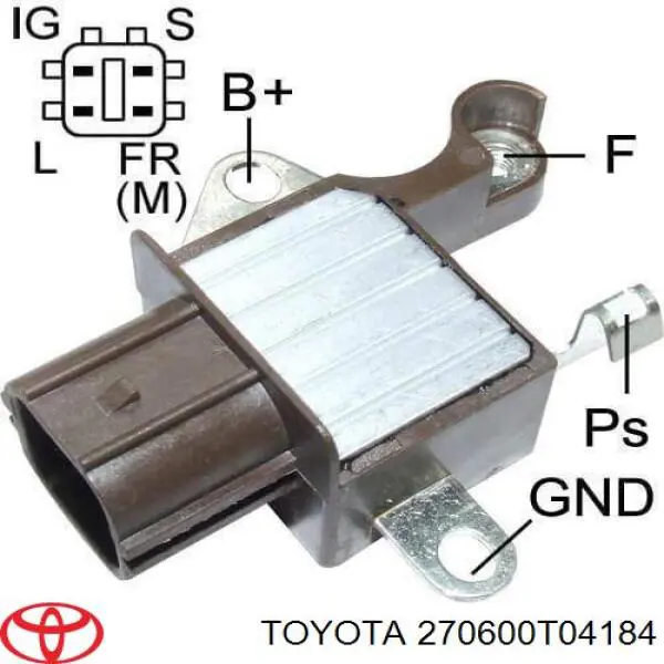 270600T04184 Toyota alternador