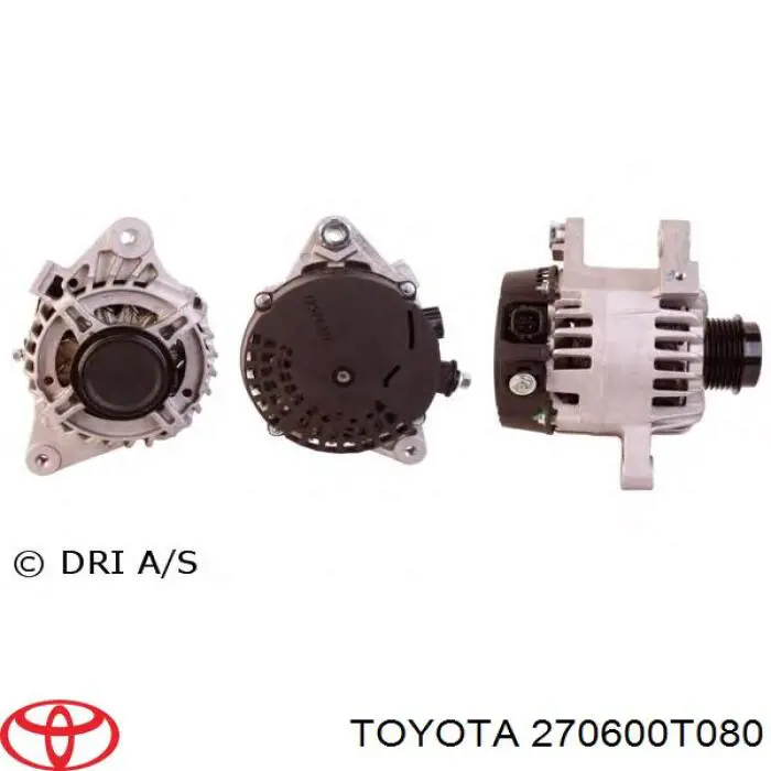 Alternador del motor Toyota 270600T081 precio, desde 159,72 EUR
