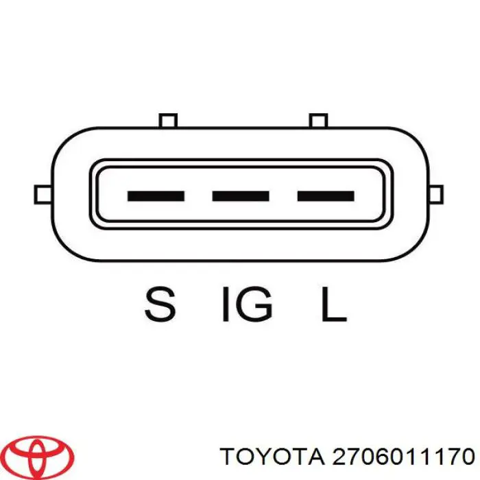 Alternador 270601127084 Toyota