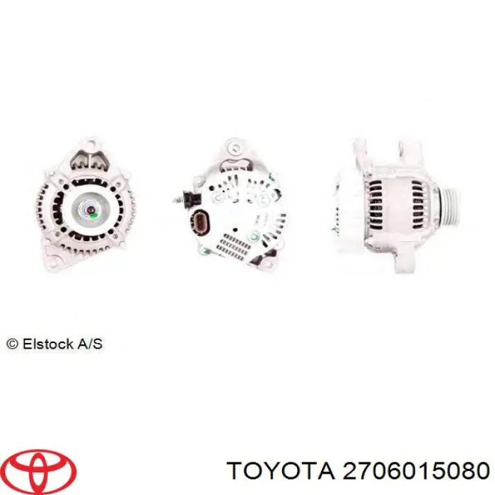 2706015080 Toyota Alternador de coche