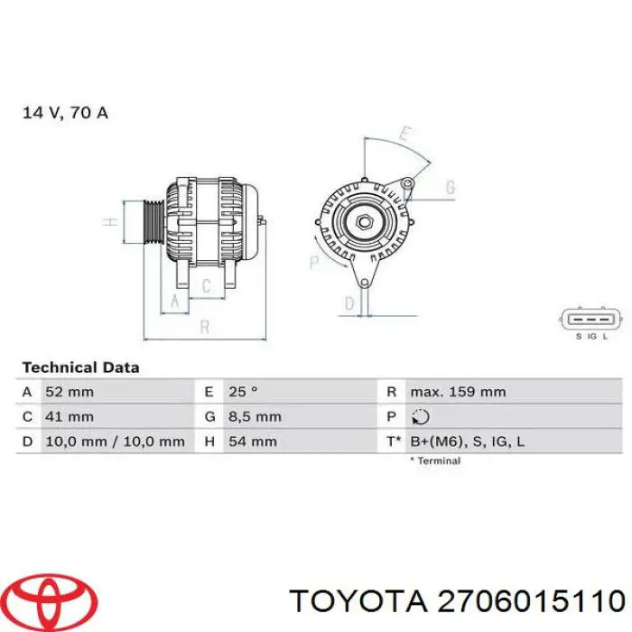 Comprar 2706015110 Toyota Dynamo