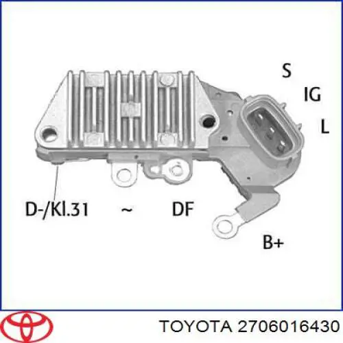 2706016430 Toyota alternador