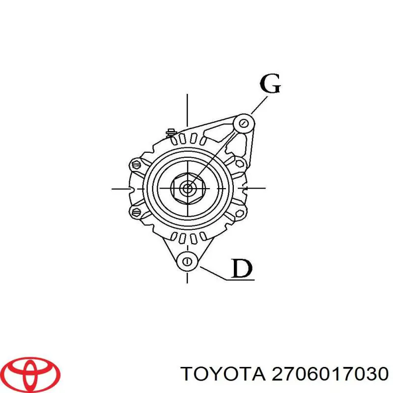 Generador Toyota 2706017020
