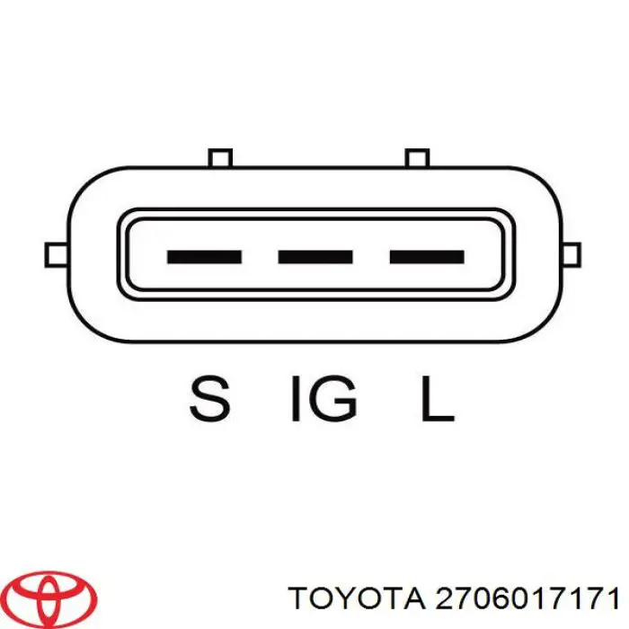 Generador Toyota 2706017171