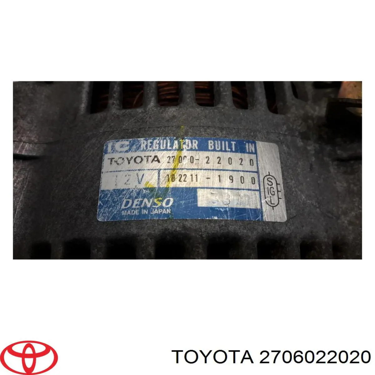 2706022020 Toyota alternador