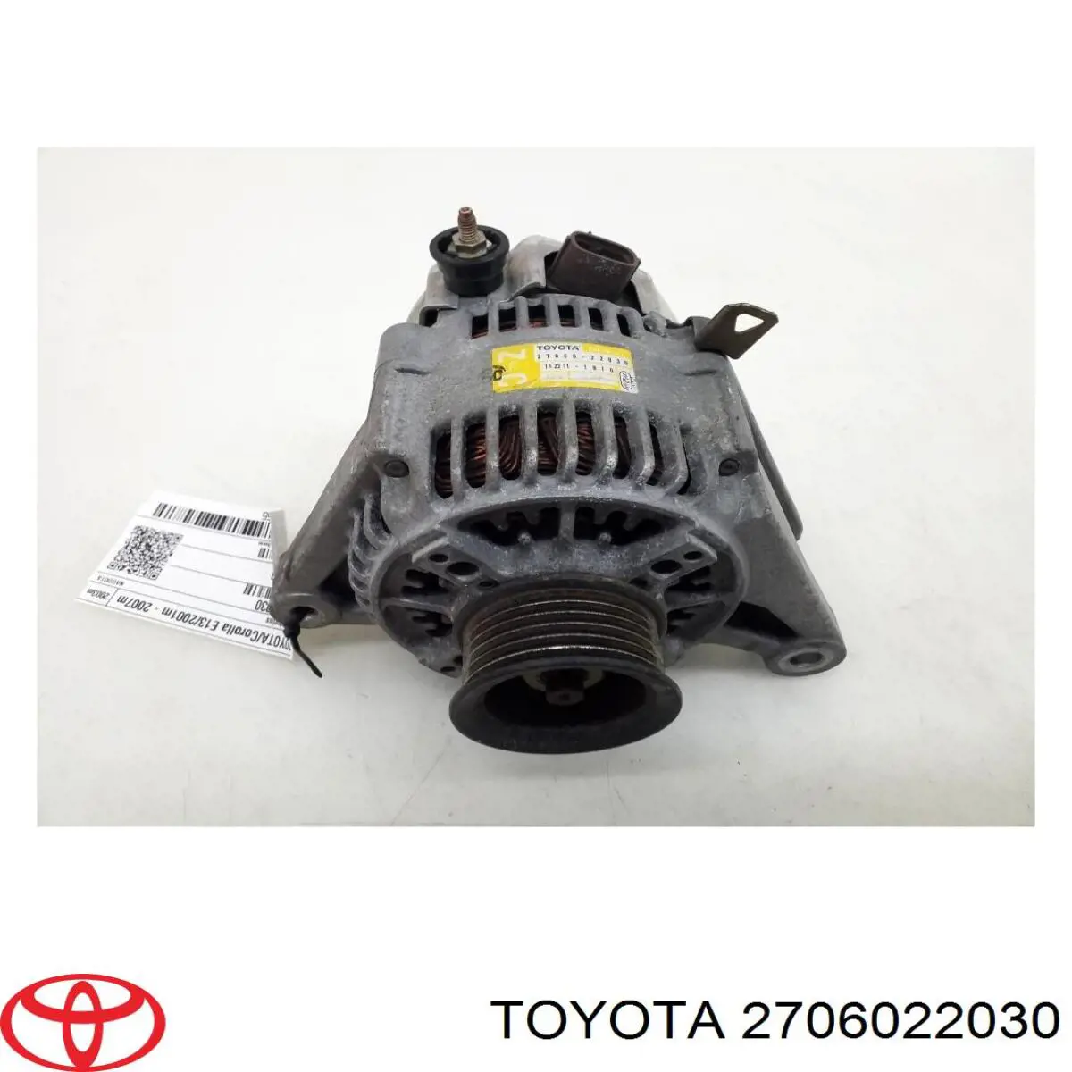 Alternador TOYOTA 2706022030