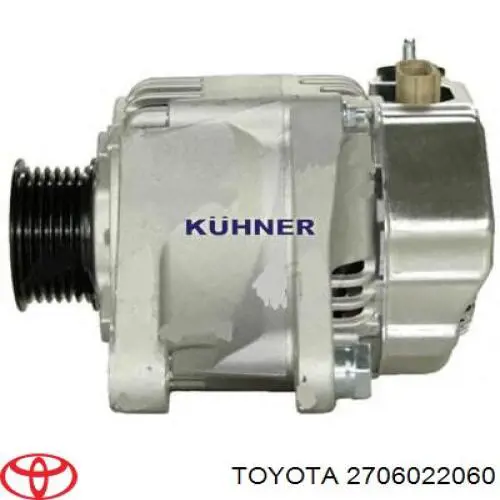 Alternador del motor Toyota 2706022060 precio, desde 121,97 EUR