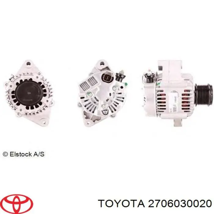 Alternador del motor Toyota 2706030020 precio, desde 164,08 EUR