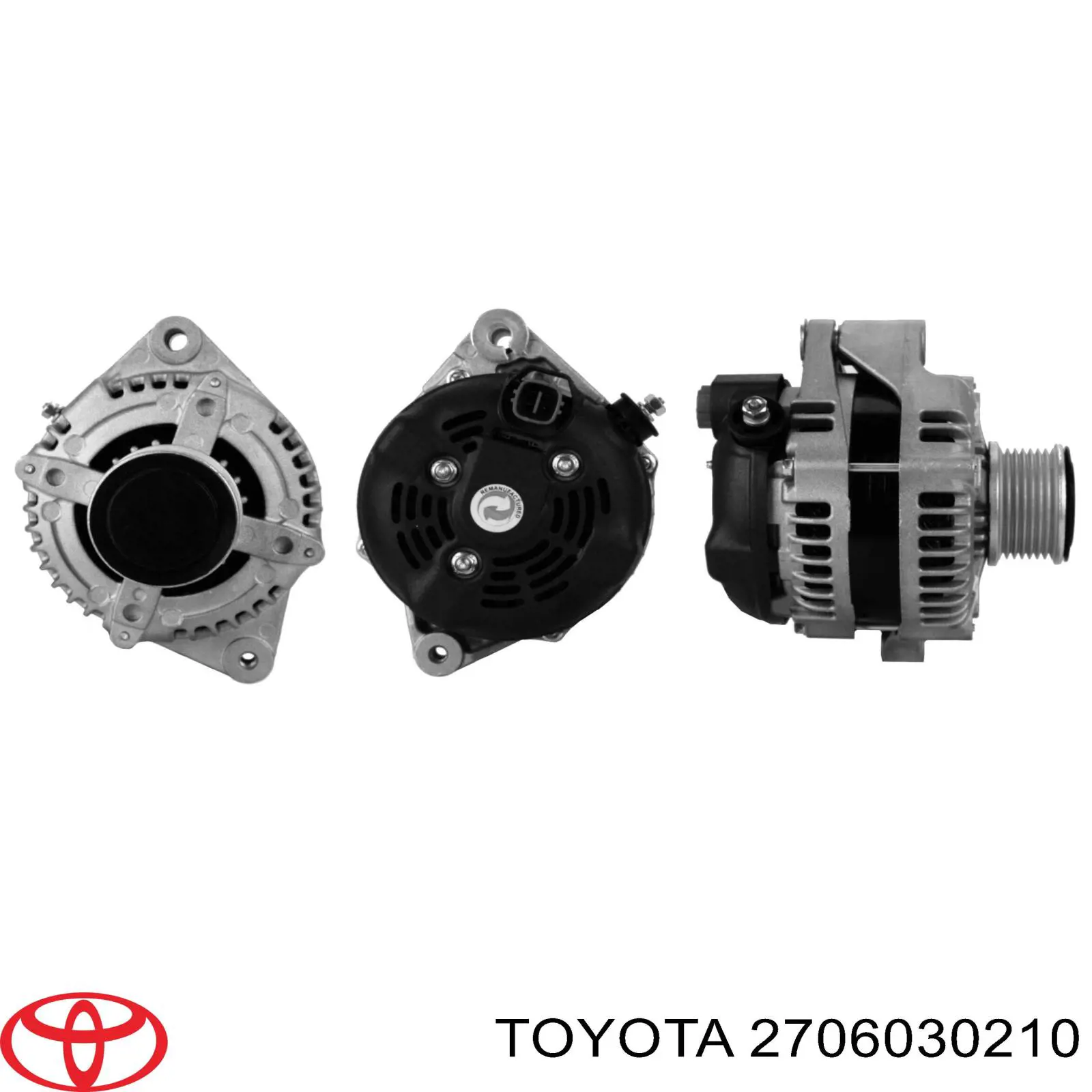 Alternador 2706030210 Toyota