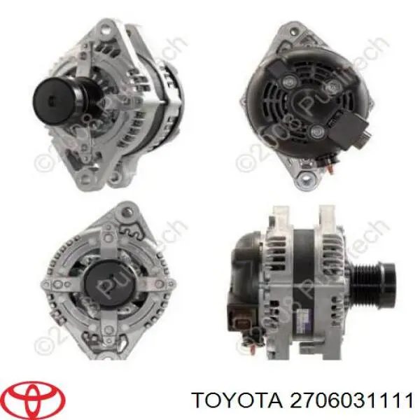 Alternador 2706031111 Toyota