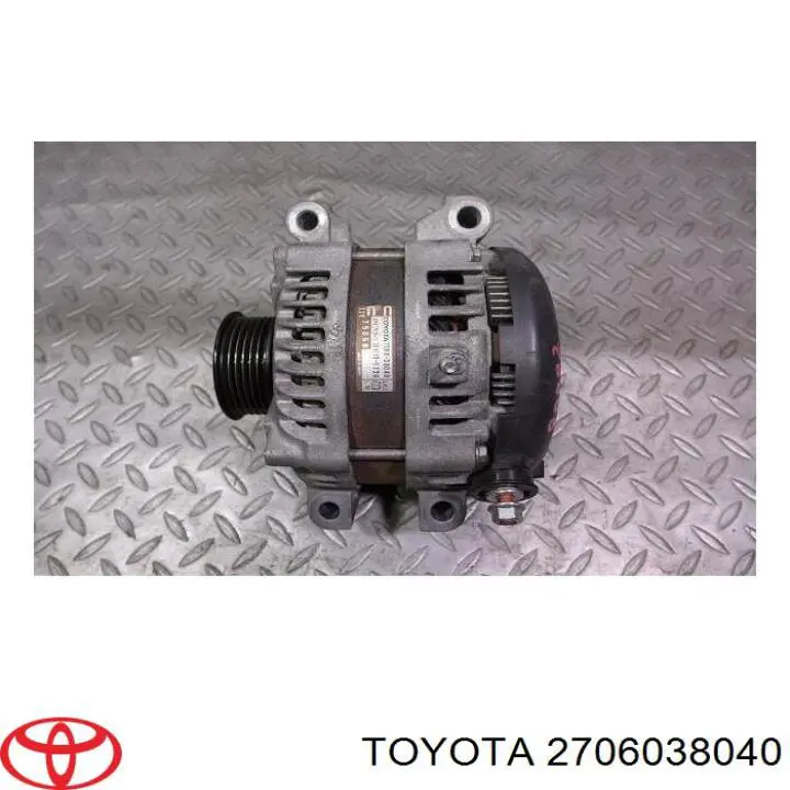 Alternador del motor Toyota 2706038040 precio, desde 334,73 EUR