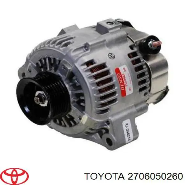 Alternador 2706050260 Toyota