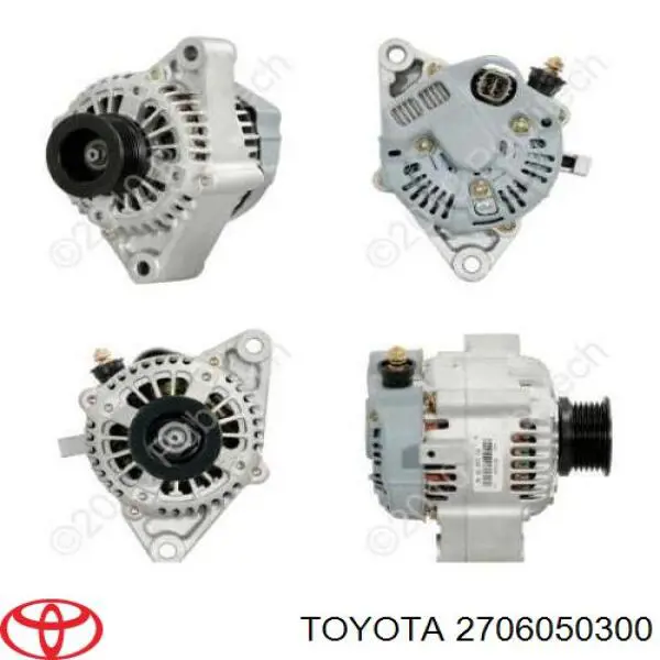 Alternador del motor Toyota 2706050300 precio, desde 287,20 EUR