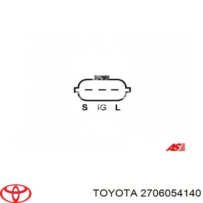 Alternador del motor Toyota 2706054140 precio, desde 189,08 EUR