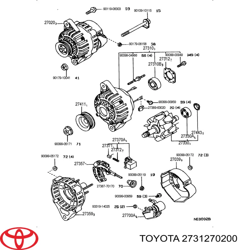 2731270200 Toyota 