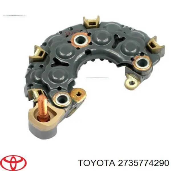 2735774290 Toyota alternador diodo puente rectificador