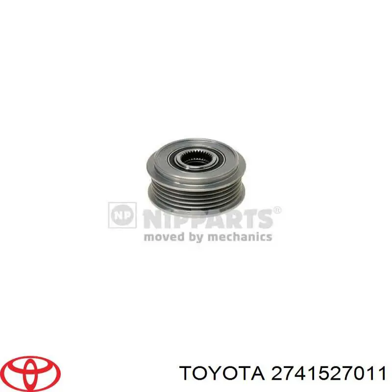 Polea de alternador Toyota 2741527011