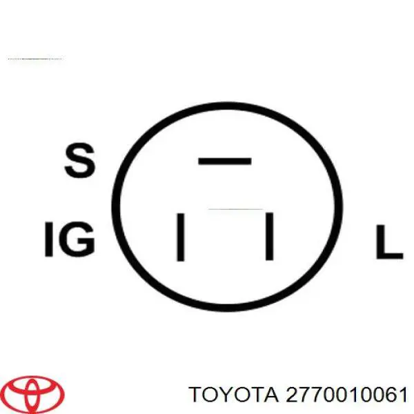 Regulador de rele del generador (rele de carga) para Toyota Starlet (P8)