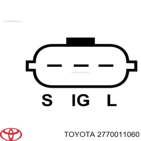 2770011060 Toyota Regulador alternador