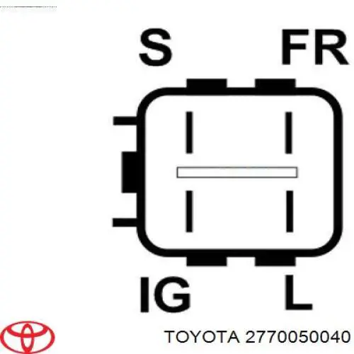 Regulador de corriente Toyota 2770050040 precio, desde 22,01 EUR