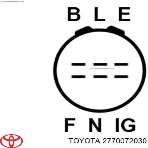 Regulador de corriente Toyota 2770072030 precio, desde 165,82 EUR