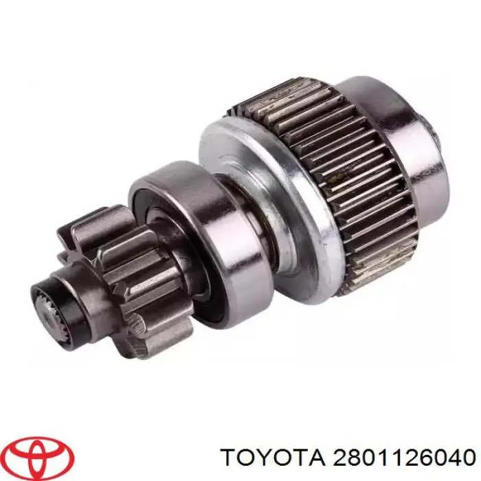 2801126040 Toyota bendix, motor de arranque