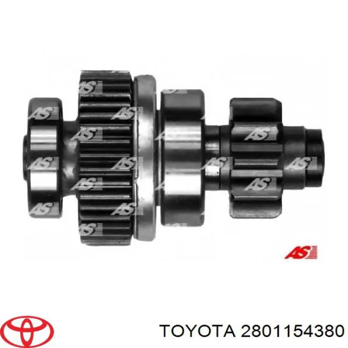 2801154380 Toyota bendix, motor de arranque