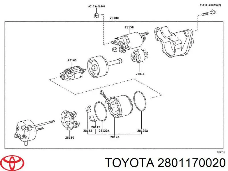 Comprar 2801170020 Toyota Bendix