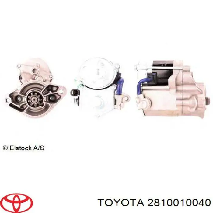 2810010040 Toyota motor de arranque