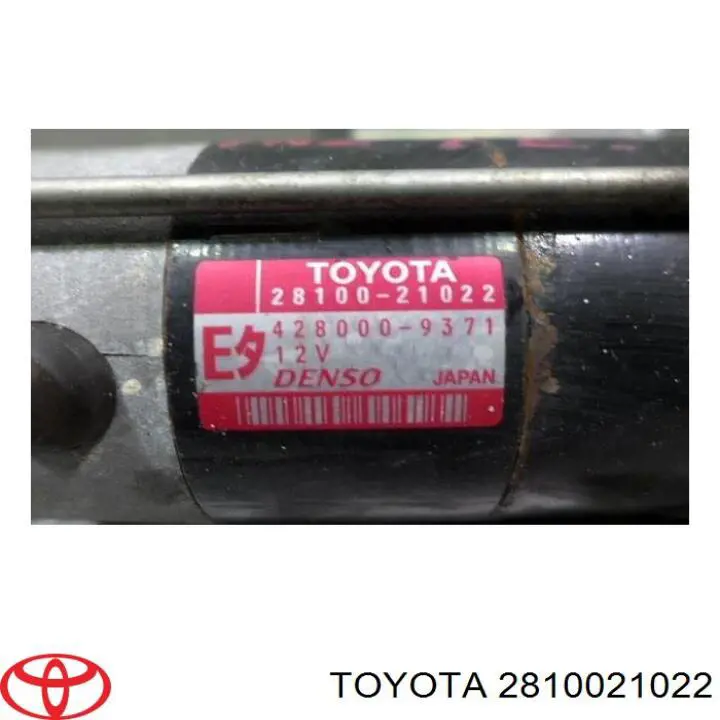 Arrancador Toyota 2810021022