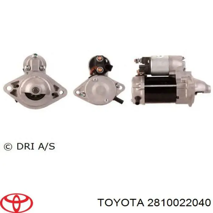 Comprar 2810022040 Toyota Motores de arranque
