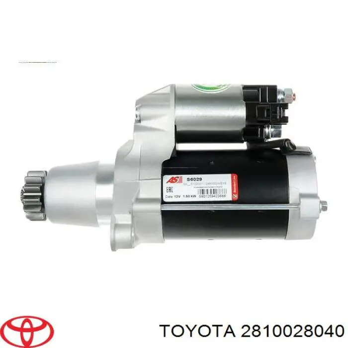 Burro de arranque  Toyota 2810028040 precio, desde 101,64 EUR