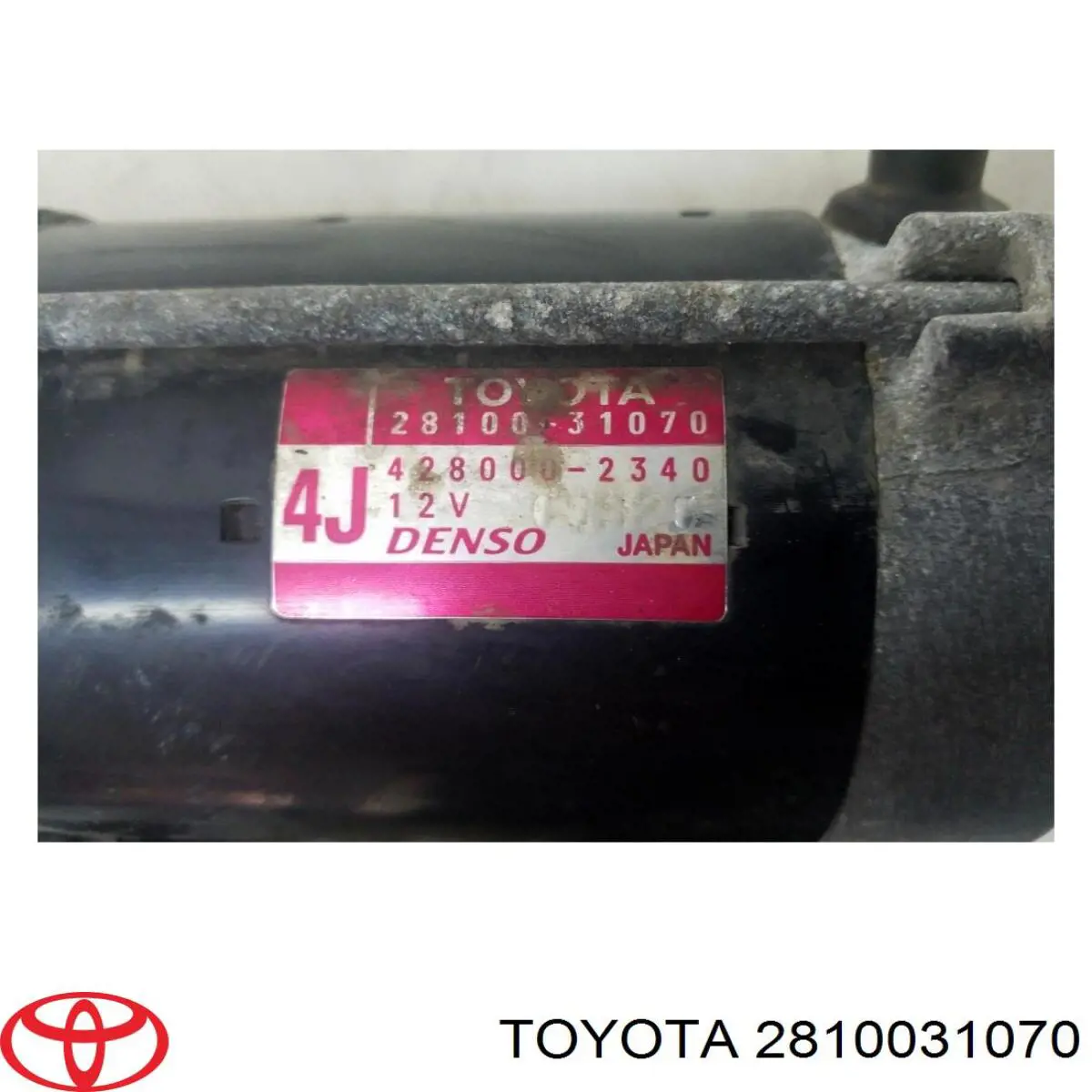 Motor de arranque 2810031070 Toyota