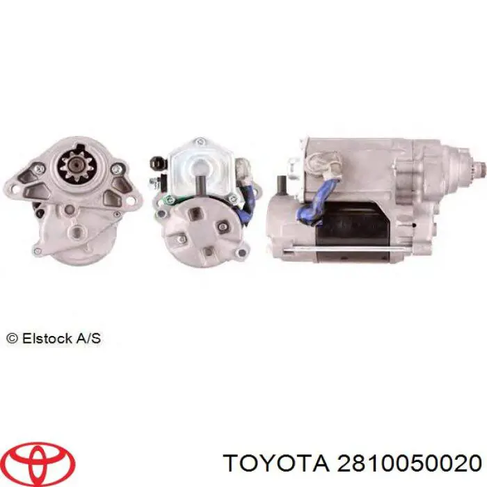 2810050020 Toyota motor de arranque