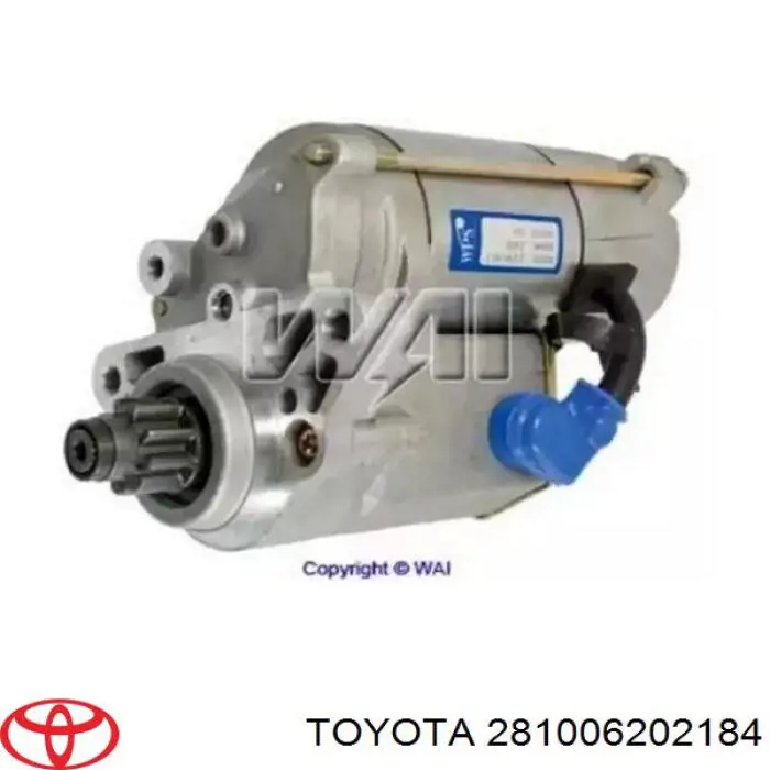 2810074090 Toyota Arranque motores