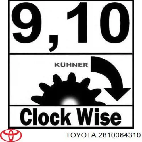 Comprar 2280009221 Toyota Motores de arranque