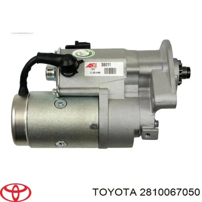 Comprar 2810067050 Toyota Motores de arranque