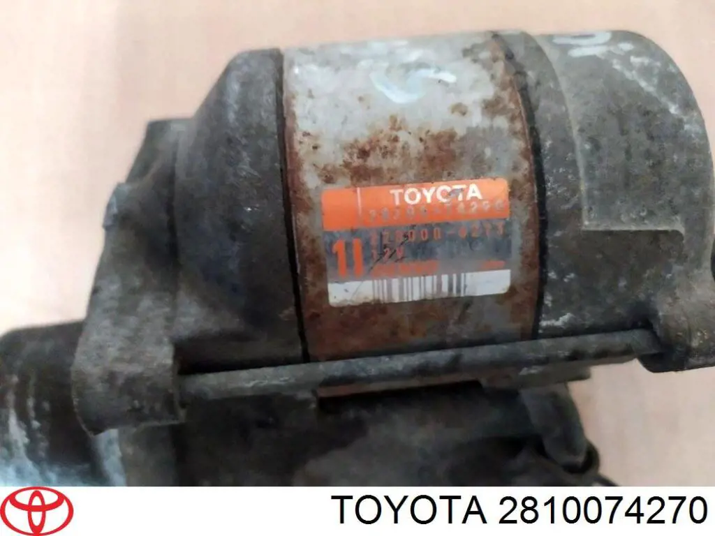 Comprar 2810074270 Toyota Motores de arranque