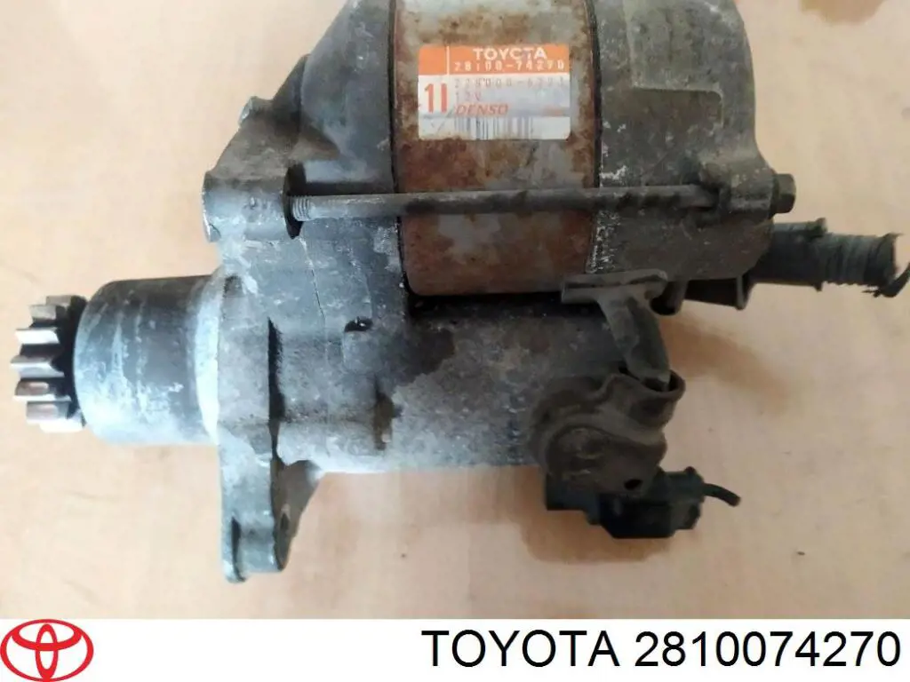 Motor de arranque 2810074270 Toyota