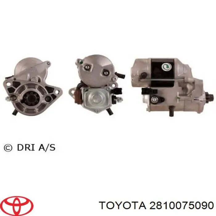 2810075091 Toyota motor de arranque