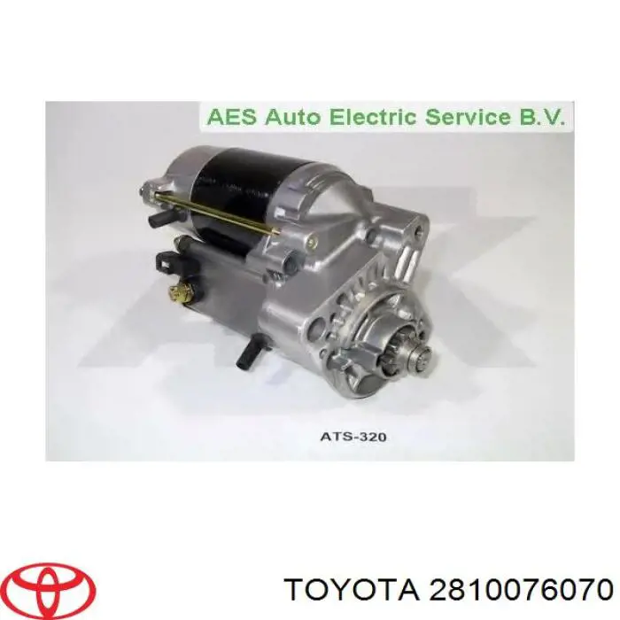 2810076070 Toyota motor de arranque