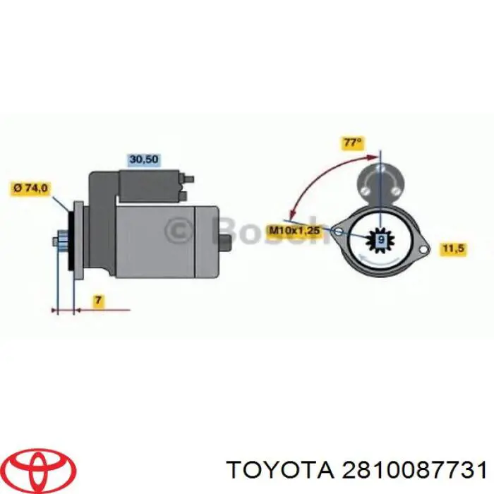 Motor de arranque 455600 VALEO