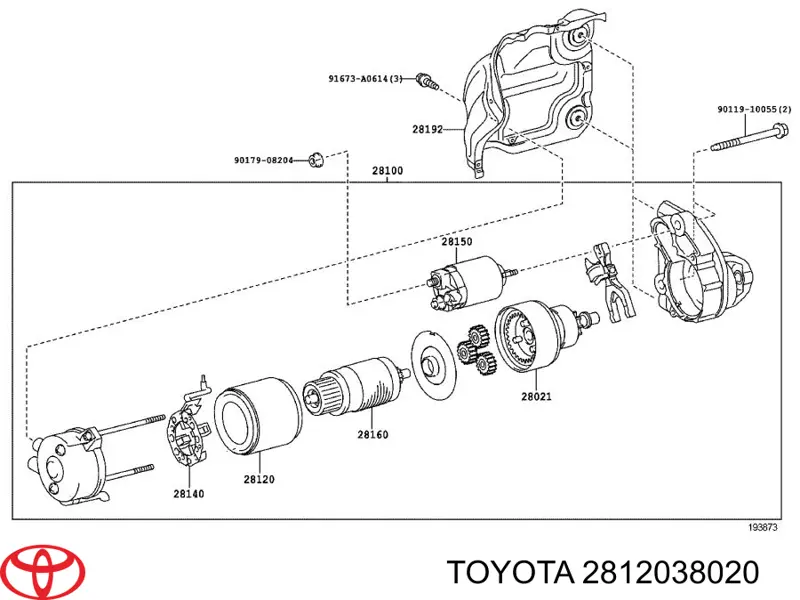 Devanado de excitación, motor de arranque para Toyota Auris (E15)
