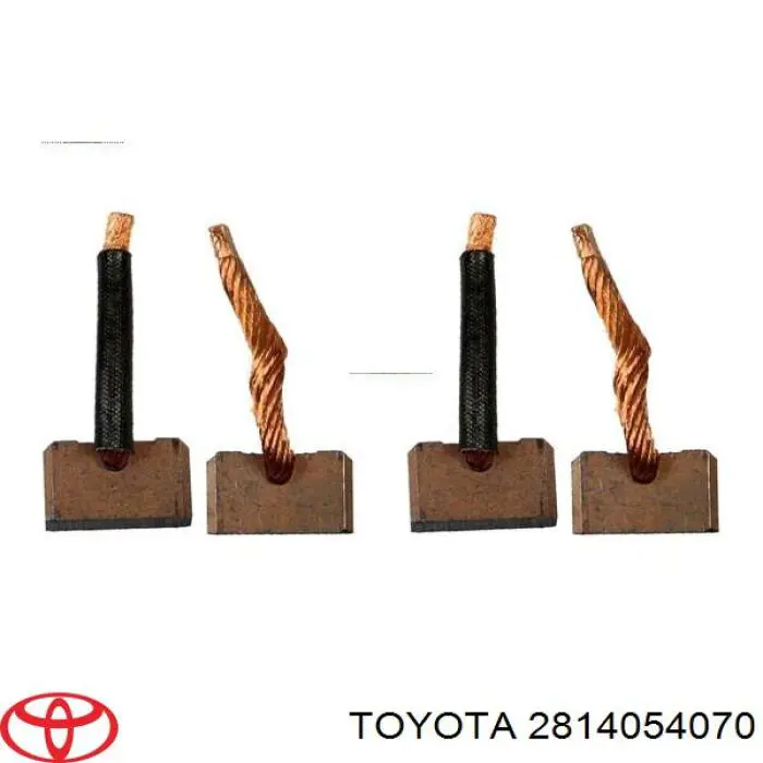 2814054070 Toyota Escobilla de carbón, arrancador