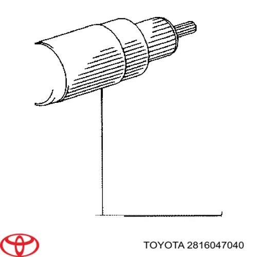 Inducido, motor de arranque para Toyota RAV4 (SXA 10)