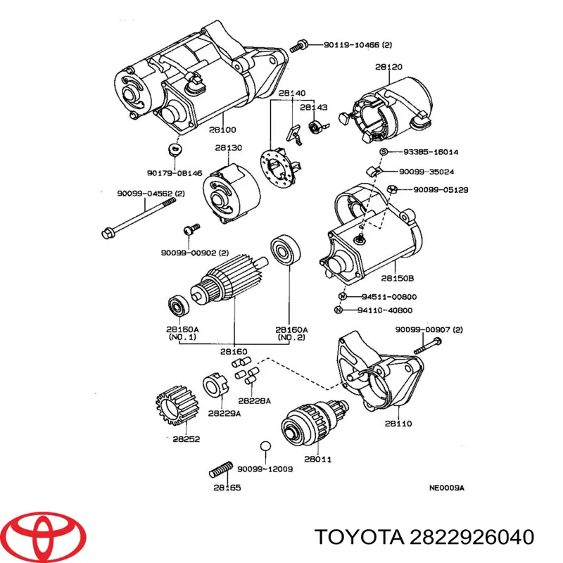 2822926040 Toyota