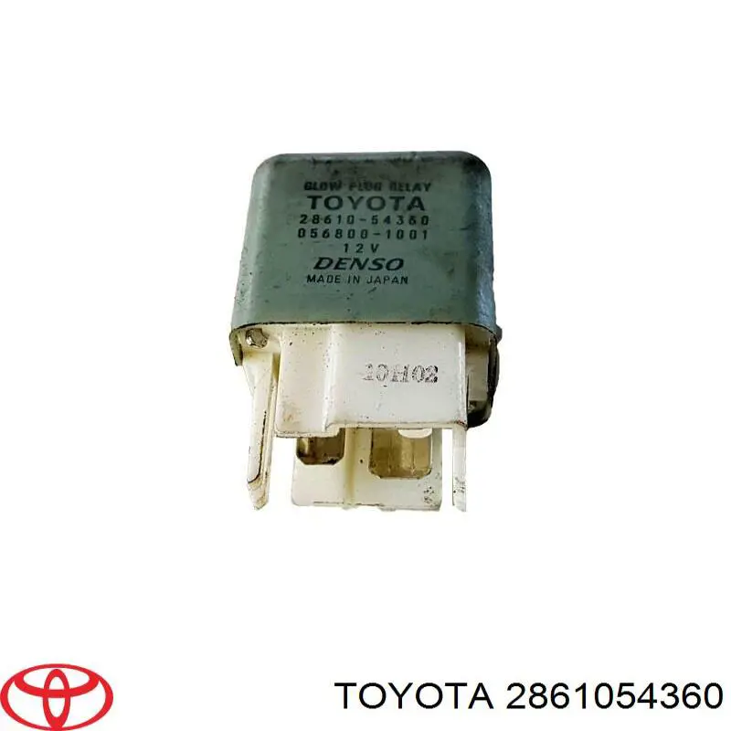 2861054360 Toyota relé de bujía de precalentamiento