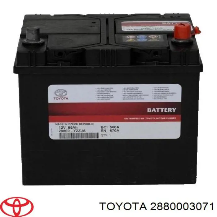 Batería de arranque Toyota 2880003071 precio, desde 689,38 EUR