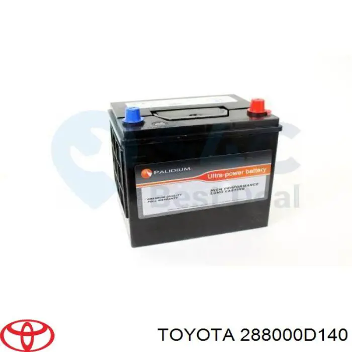 Batería de arranque Toyota 288000D140 precio, desde 695,59 EUR